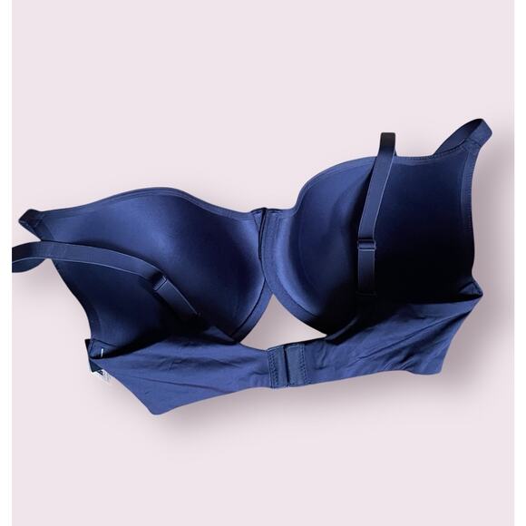 Gap Body Womens Everyday Essentials T-Shirt Bra Navy Blue Underwire 36DD NWT $42 - Picture 7 of 8